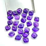 Load image into Gallery viewer, 2,3,4,5,6 Pcs Natural Amethyst Smooth Betel Shape Gemstone For Jewelry Making, Amethyst Smooth Leaves Gemstone Brioletts For Jewlery 8X10 MM