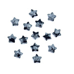 Load image into Gallery viewer, Faceted Black Jasper Star Beads: Hand Carved Briolettes (8mm)