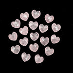 Load image into Gallery viewer, Faceted Rose Quartz Heart Beads: 8mm Gemstone Charms