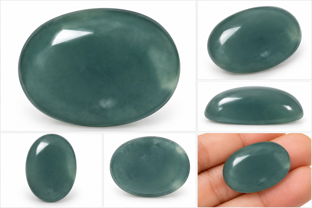 Natural Emerald Gemstone 4.53 Ct Oval Mixed Cut Green Emerald Loose Stone | Certified Natural Beryl Emerald | 14.04 × 10.62 mm