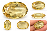 Load image into Gallery viewer, Natural Yellow Sapphire 3.92 Ct Oval Mixed Cut | Certified Unheated Yellow Sapphire | 11.41 × 7.88 × 3.95 mm | Natural Corundum Gemstone
